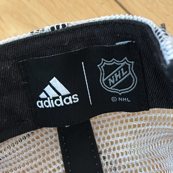 NHL New York Rangers adidas Foam Trucker Snapback Hat - Navy/White - Picture 5 of 5